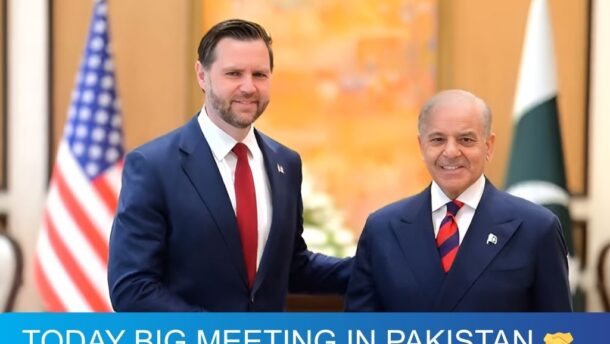 Today Big Meeting in Pakistan: Pakistani Prime Minister meets with JD Vance 🤝