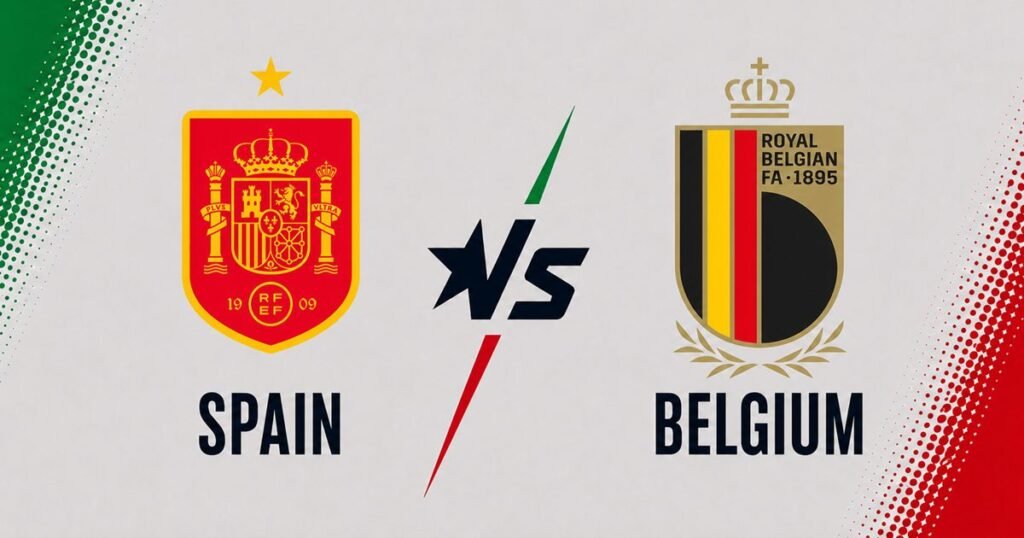 Spain vs Belgium